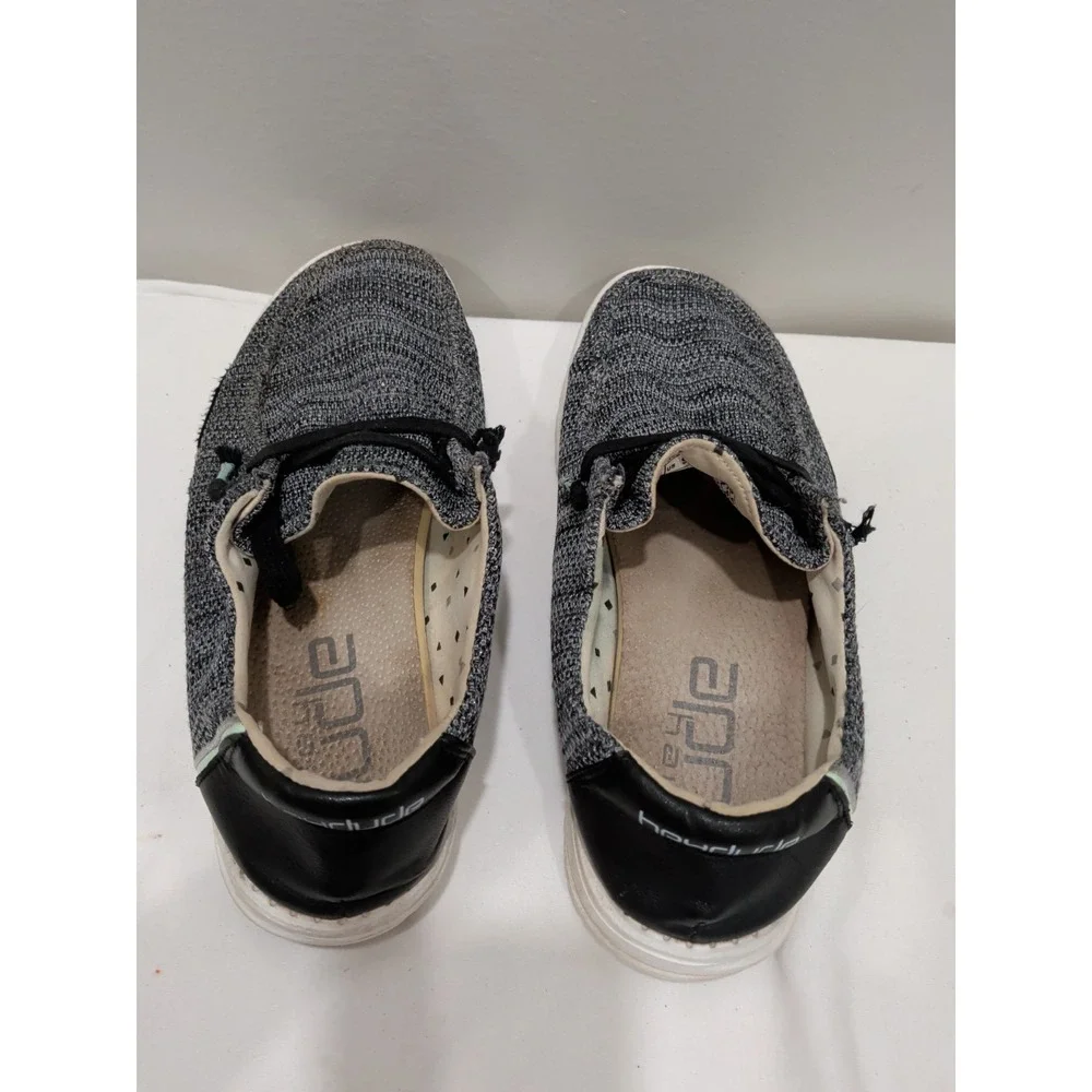 Hey Dude Wendy Sox Sparkling Black Sz 9